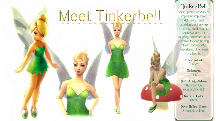 Tinker Bell - - Tinkerbell (894x502), Png Download