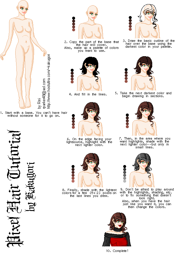 Pixel Art And Spriting Tutorials - Haddon Dene (600x868), Png Download