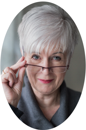 Smiling Senior Woman With Spectacles - Senior Citizen (287x432), Png Download