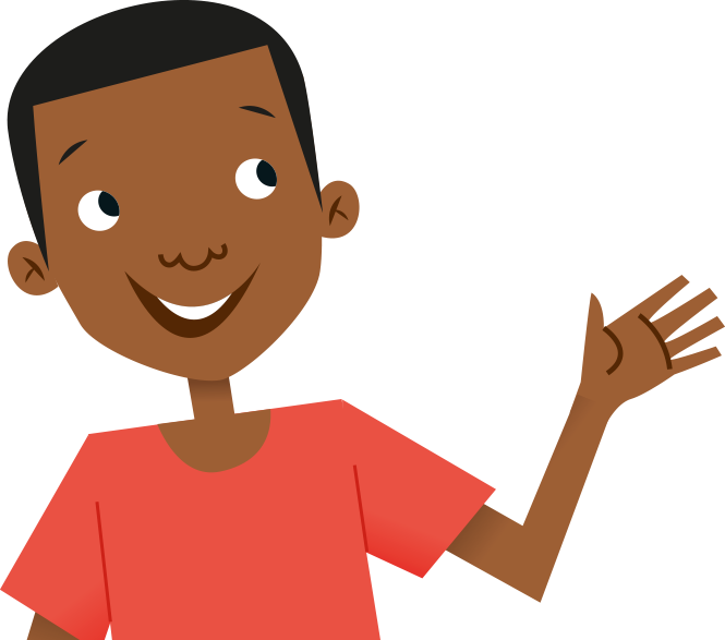 And Some Live In Very Big Countries Like India In Asia - Kid Waving Png (665x587), Png Download