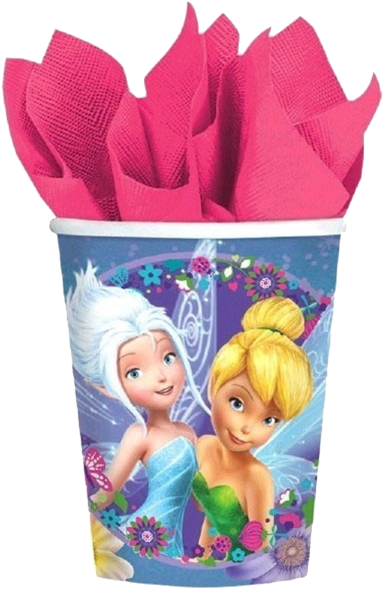 Tinkerbell Party Cups - Cup 9oz Best Friend Fairies (471x600), Png Download