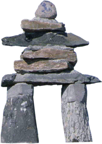 Town/ Monuments/ Inukshuk-photo - Inukshuk Png (340x480), Png Download