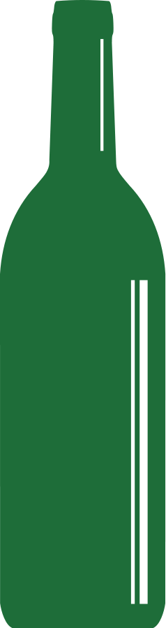 Wine Bottle Blue - Clip Art Wine Bottle (238x900), Png Download