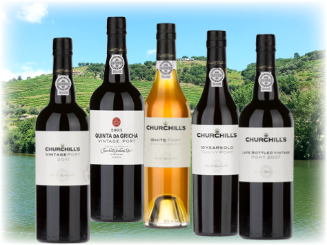 Churchill's Port - Dessert Wine (474x356), Png Download