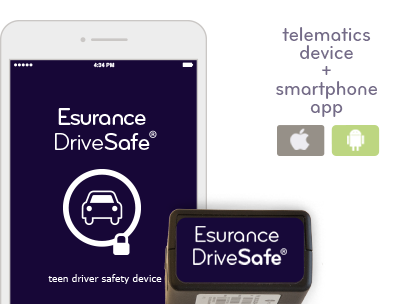 Esurance Drivesafe Telematics Device Smartphone App - Mobile App (418x304), Png Download