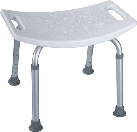 Cardinal Health Shower Chair Without Back - Cardinal Health Shower Chair: Without Back White Zchsbh01 (480x480), Png Download