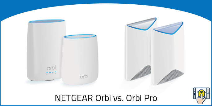 Netgear Orbi Vs - Netgear Orbi Pro - Ac3000 Tri-band Wi-fi System For (684x342), Png Download
