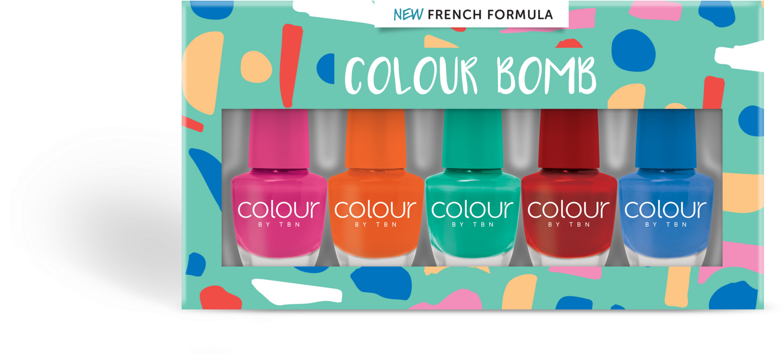 Colour By Tbn Nail Kit Colour Bomb - Chempro (1919x960), Png Download