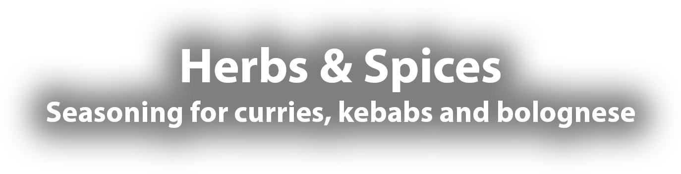 Herbs & Spices Seasoning For Curries, Kebabs And Bolognese - Curries & Kebabs (2160x600), Png Download