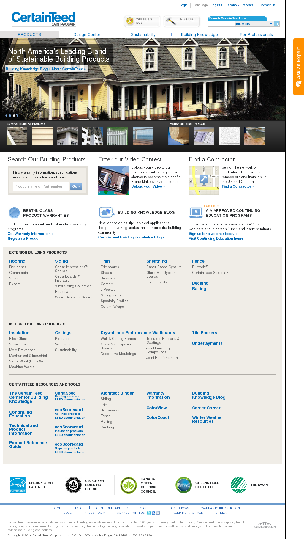 Certainteed Corporation (1024x1813), Png Download