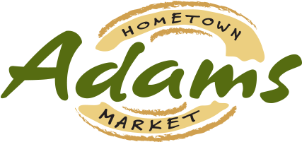 Adams Hometown Market Logo (600x315), Png Download