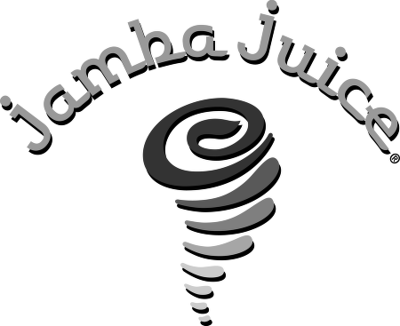 Jamba Juice Logo - Jamba Juice Logo White (450x367), Png Download