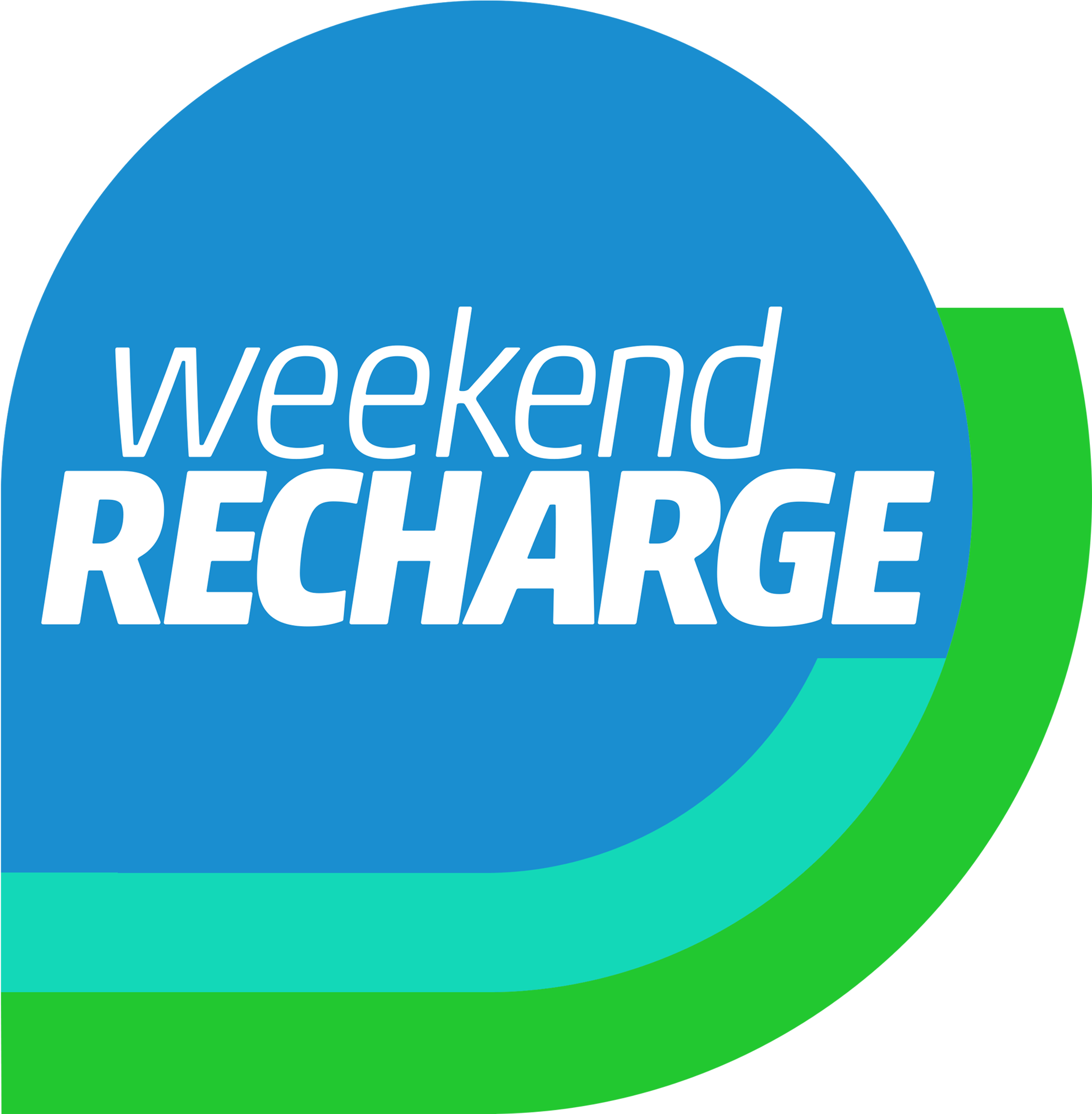 Weekend Recharge Logo - Weekend Recharge (3472x2238), Png Download