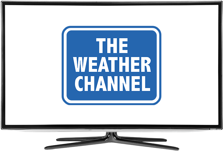 What Channel Is The Weather Channel On Dish - Weather Channel Logo (764x523), Png Download