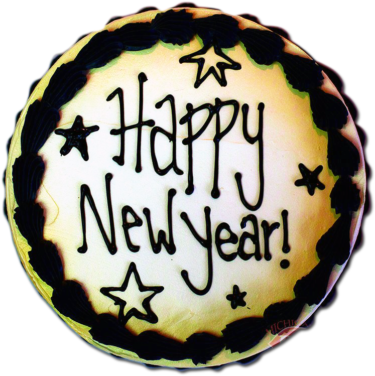 New Years Cake - Bánh (800x800), Png Download
