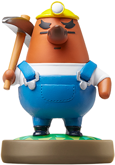 Amiibo Images Resetti Amiibo Wallpaper And Background - Resetti Animal Crossing Amiibo (500x537), Png Download