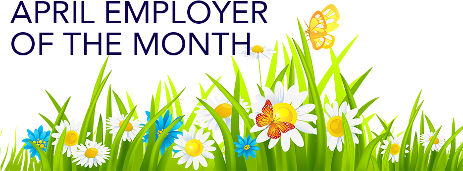 Midland University Recognizes Fastenal As The April - Butterfly Birds Flower Clipart (934x374), Png Download