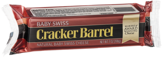 Cracker Barrel Cheese, Natural Cheddar, Extra Sharp (600x600), Png Download