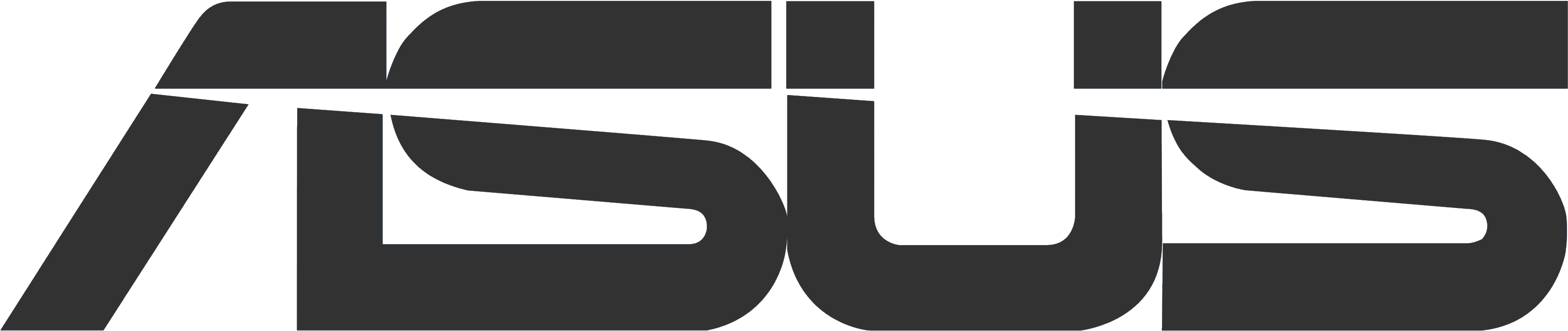 Asus Logo Hd Photo - Asus Logo (3570x880), Png Download