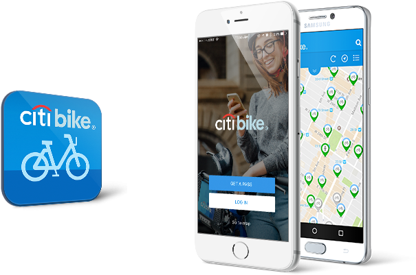 Citi Get App 01 V2 - Citi Bike Day Purchase On The App (627x467), Png Download
