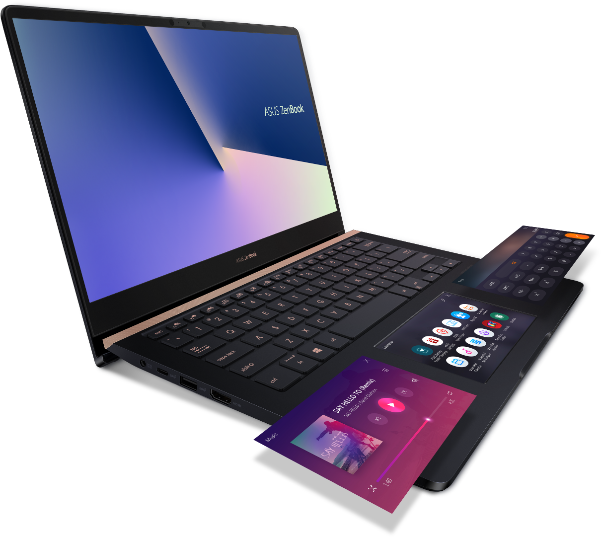 Asus Shows Off Compact Zenbook Laptops With Clever - Asus Zenbook Pro 15 Price (1224x1080), Png Download