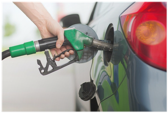 Man Pumping Gasoline Fuel In Car At Gas Station Poster - Alternative Fuel Cng For Delhi: Alternative Fuel (400x400), Png Download
