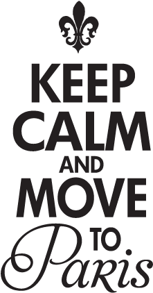 Keep Calm Paris Wall Quotes™ Decal - Gaming Posters Black And White (451x451), Png Download