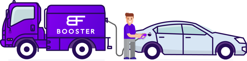 Kick The Gas Station Habit For Good - Booster Fuels Logo (815x202), Png Download