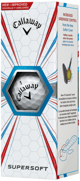 New 2017 Callaway Supersoft Golf Balls - Callaway Supersoft Sleeve (700x700), Png Download