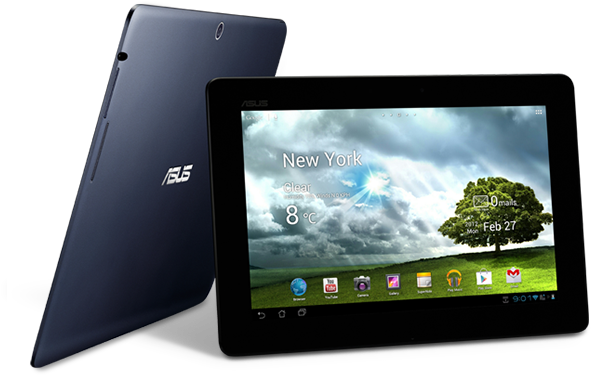 Blue Pink White - Tablet Asus Transformer Tf300t (609x394), Png Download