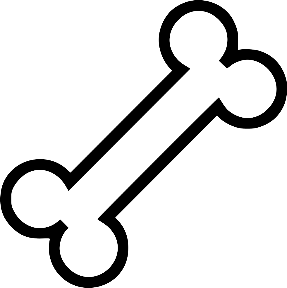 Bone Comments - Bone Svg (981x982), Png Download
