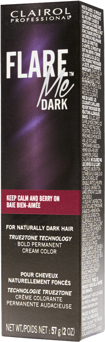 Keep Calm And Berry On 6vv- Flare Me Dark Permanent - Clairol Mulberry Fields Forever (1500x1500), Png Download