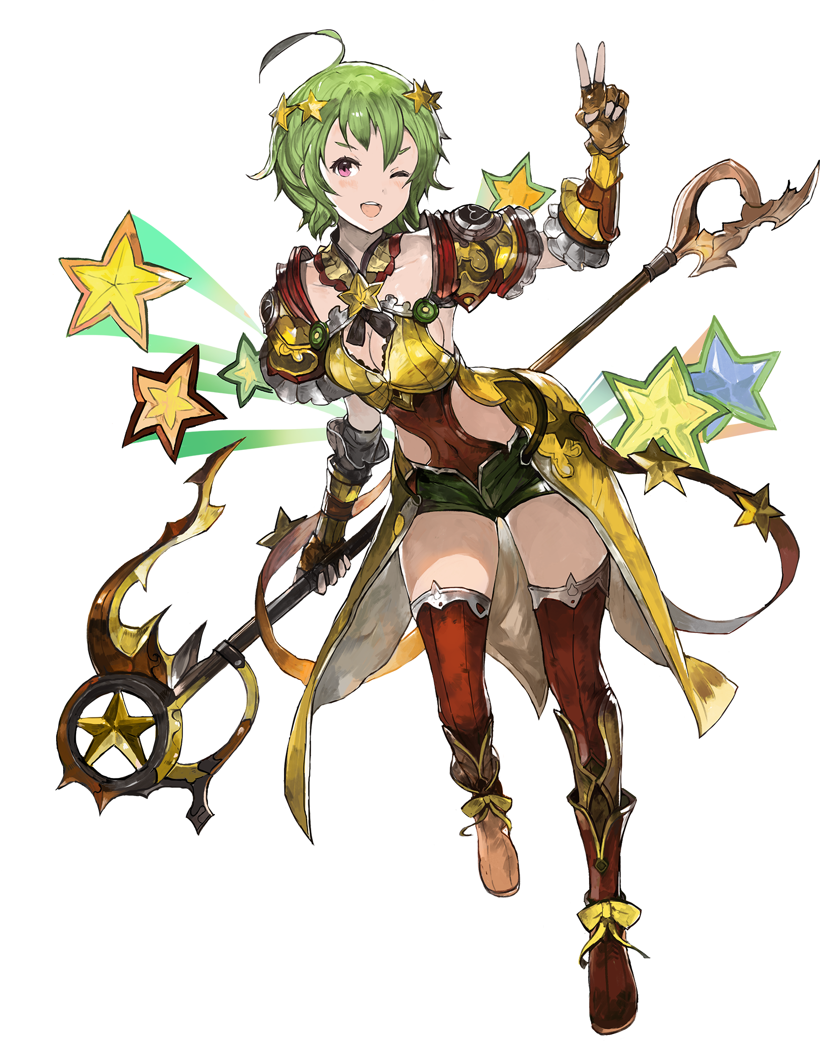 Lulu - Valiant Force Character Art (1750x2275), Png Download