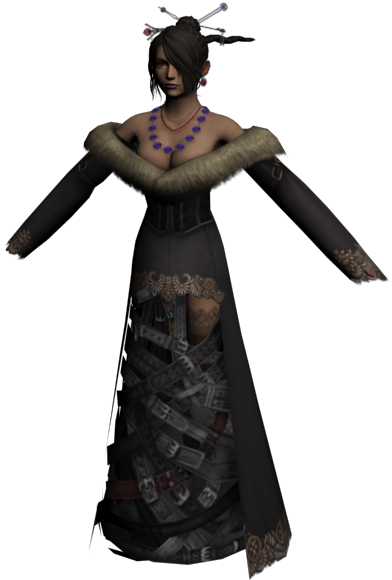 Ffx Lulu Hi-res Render - Final Fantasy X Lulu Png (392x580), Png Download