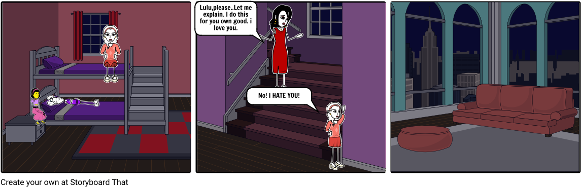 What Has Happened To Lulu - Storyboard (1164x385), Png Download