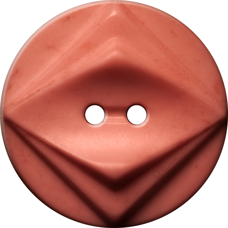 Button With Double Diamond Motif, Orange - Dessert (800x800), Png Download