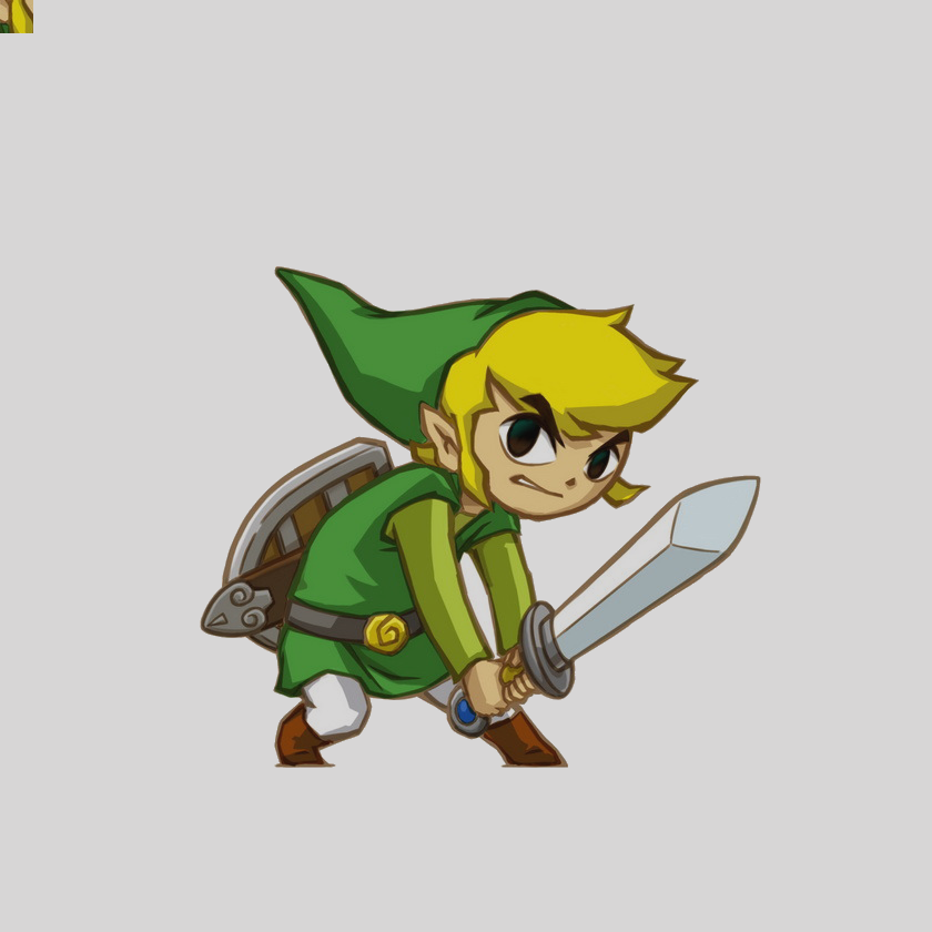 Toon Link Ocarina Of Time (840x840), Png Download