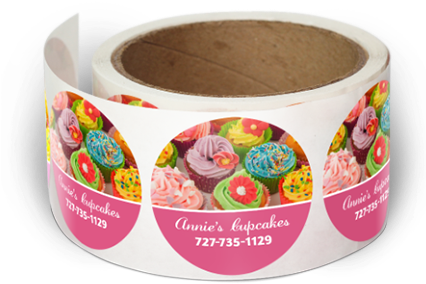 Circle Labels - Cake Decorating Kit 31 Nozzles 6 Tips All In One Set (425x425), Png Download