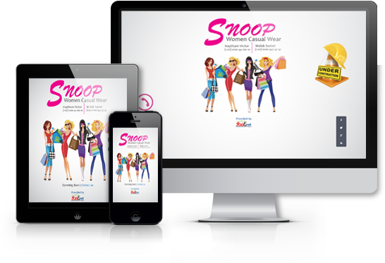 Snoop - Web Portal Landing Page (600x471), Png Download