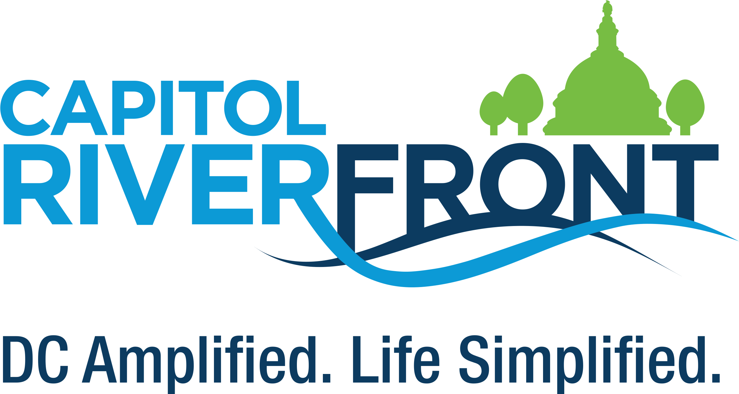 Yards Park Is Located At 355 Water Street Se - Capitol Riverfront Logo (2599x1540), Png Download