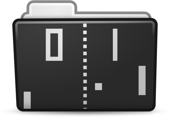How To Set Use Games Folder Svg Vector - Icon (600x403), Png Download