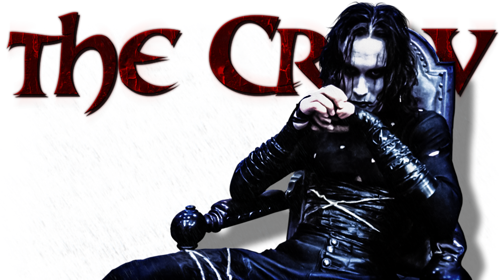The Crow Image - Crow Movie - Brandon Lee Sitting - New 24x18 Print (1000x562), Png Download