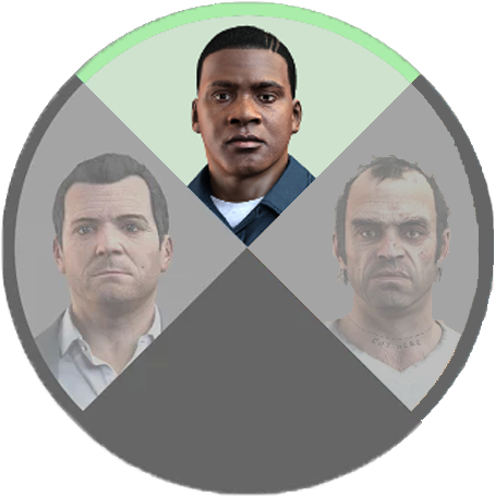 This Is My First Mod That Change The Character Wheel - Cj En Gta 6 (480x480), Png Download