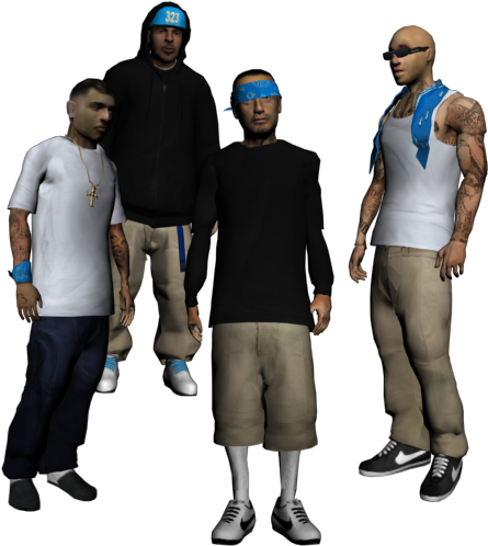 New Character El Coronas Gang For Gta San Andreas - Mexican Skin Mod Gta Sa (640x552), Png Download