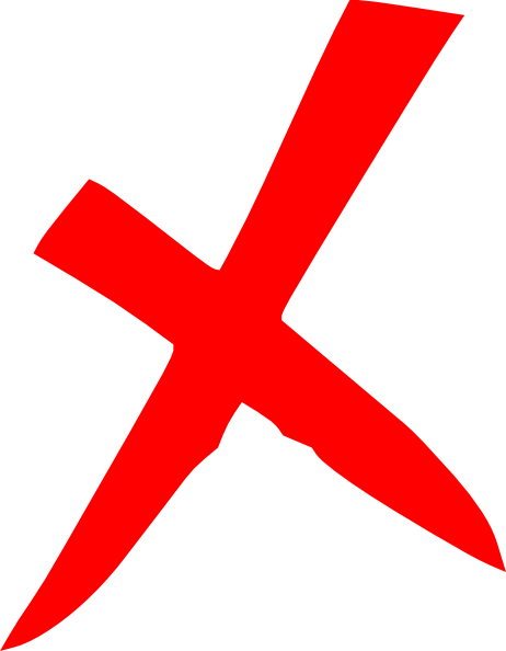 X Icon Vector (462x594), Png Download