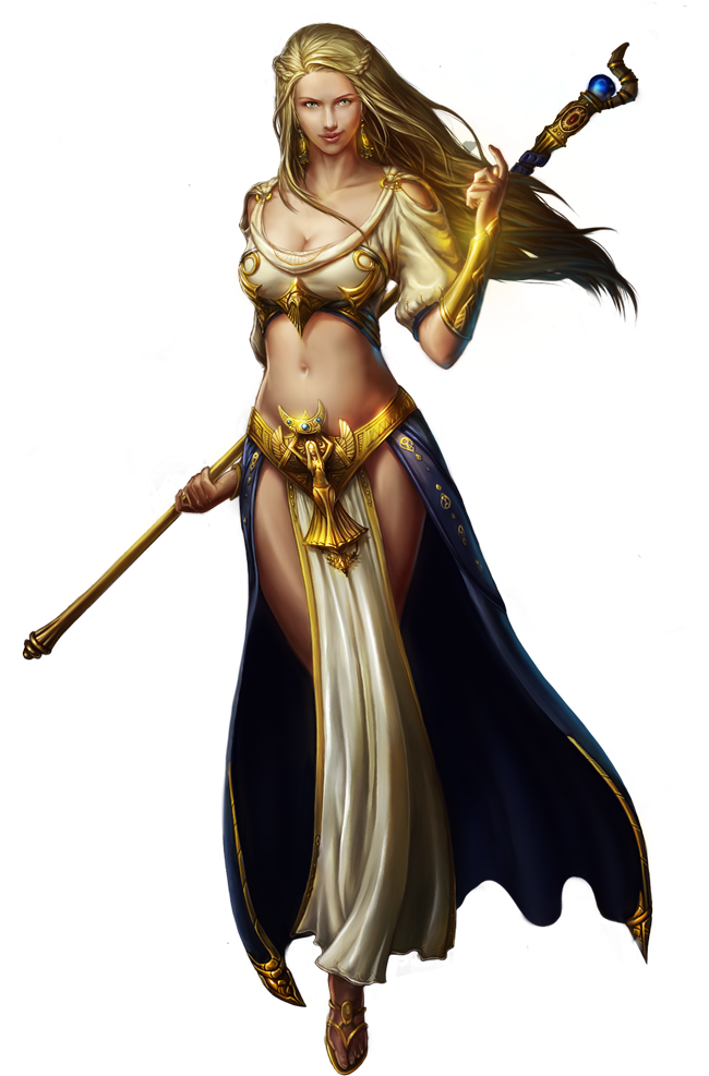 Woman Warrior Png Pic - D&d Female Human Sorcerer (649x1000), Png Download