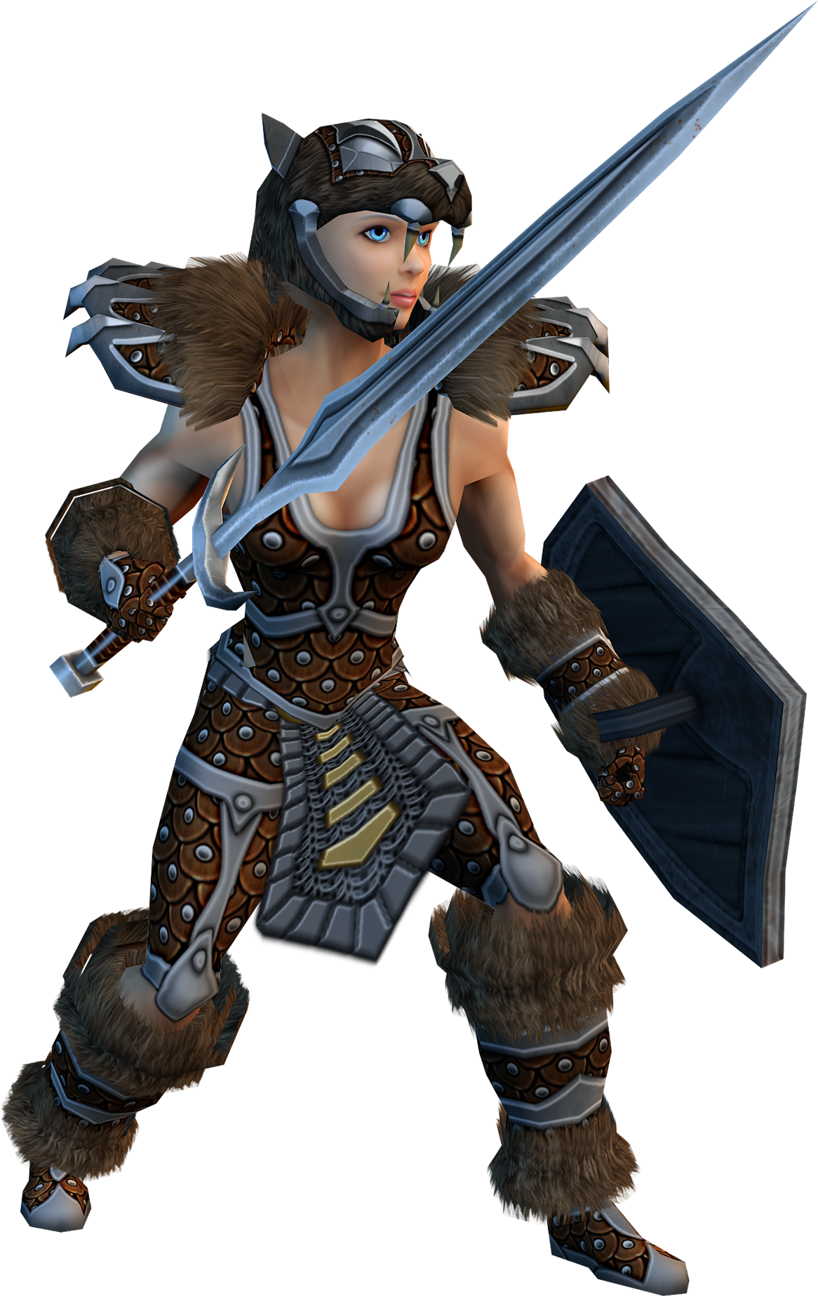 Female Warrior - Action Figure (2048x2560), Png Download