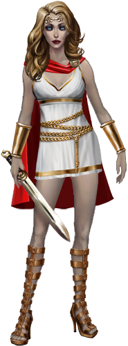 Female Greek Costume - Ancient Greek Armour Women (258x535), Png Download