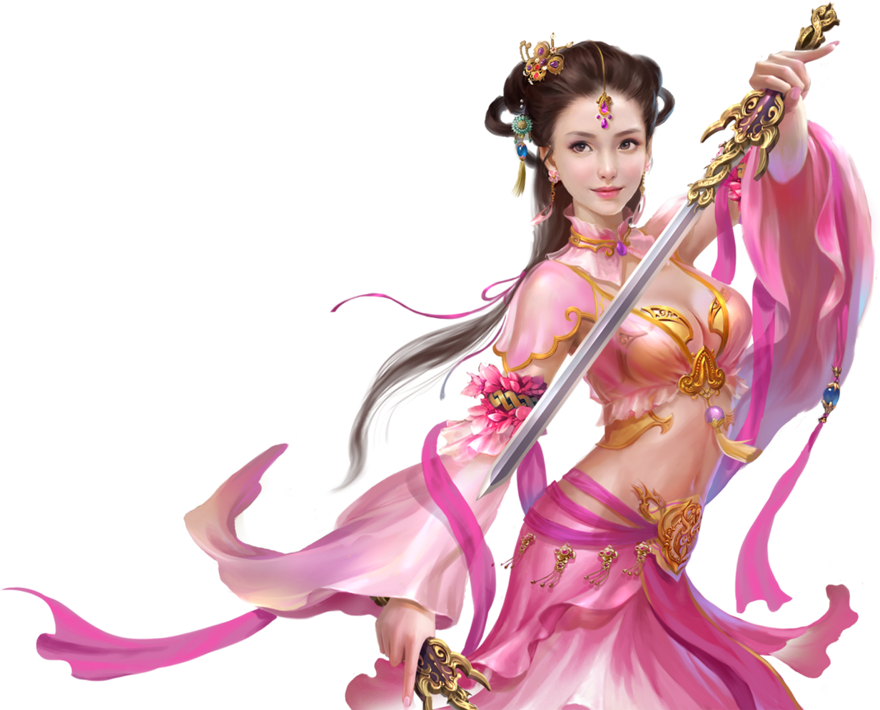 Fantasy Girl Png (1280x1024), Png Download