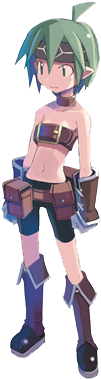 Warrior - Female Brawler Disgaea Hod (351x500), Png Download